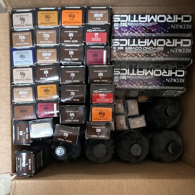 Redken Chromatics Hair Dye Lot Assorted Brown Red Copper Shades
