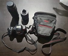 Pentax PZ-20 Camera Lot 28-80 Lens 100-300 Lens w/Bag  Strap