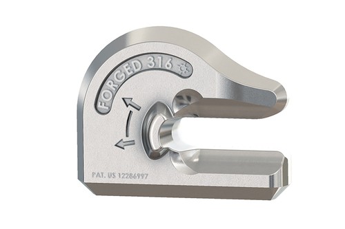 316 Stainless Grab Hook – Weld On, Drop Forged – 5/16" (S0459-G008) - Afbeelding 1 van 2