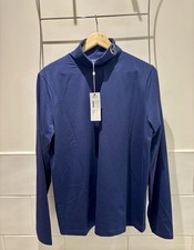 Sergio Tacchini Edward Roll Neck Martime Blue Size Medium Brand New With Tags