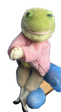 EDEN BEATRIX POTTER Frederick Warne Frog Mini Plush Clip On 4" in Vintage 1986