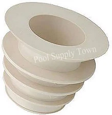 ATIE Pool Cleaner Skimmer Cone Adapter Valve Cuff W70263 for 1 Pack, White