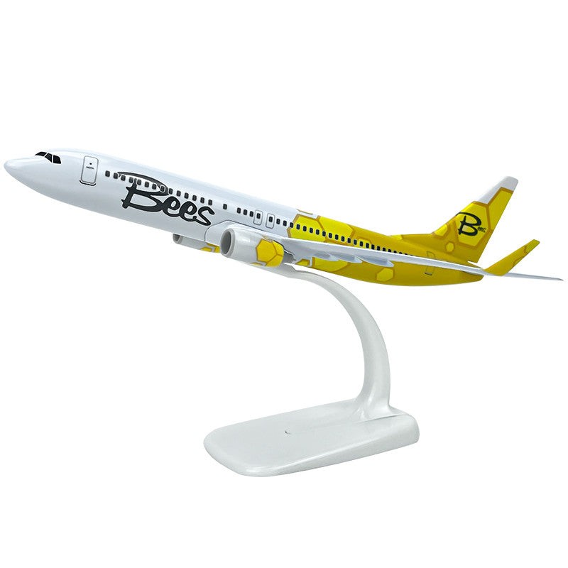 Bees Airline Boeing 737 Diecast Metal Aircraft Model Plane Gift - 1/350 Scale