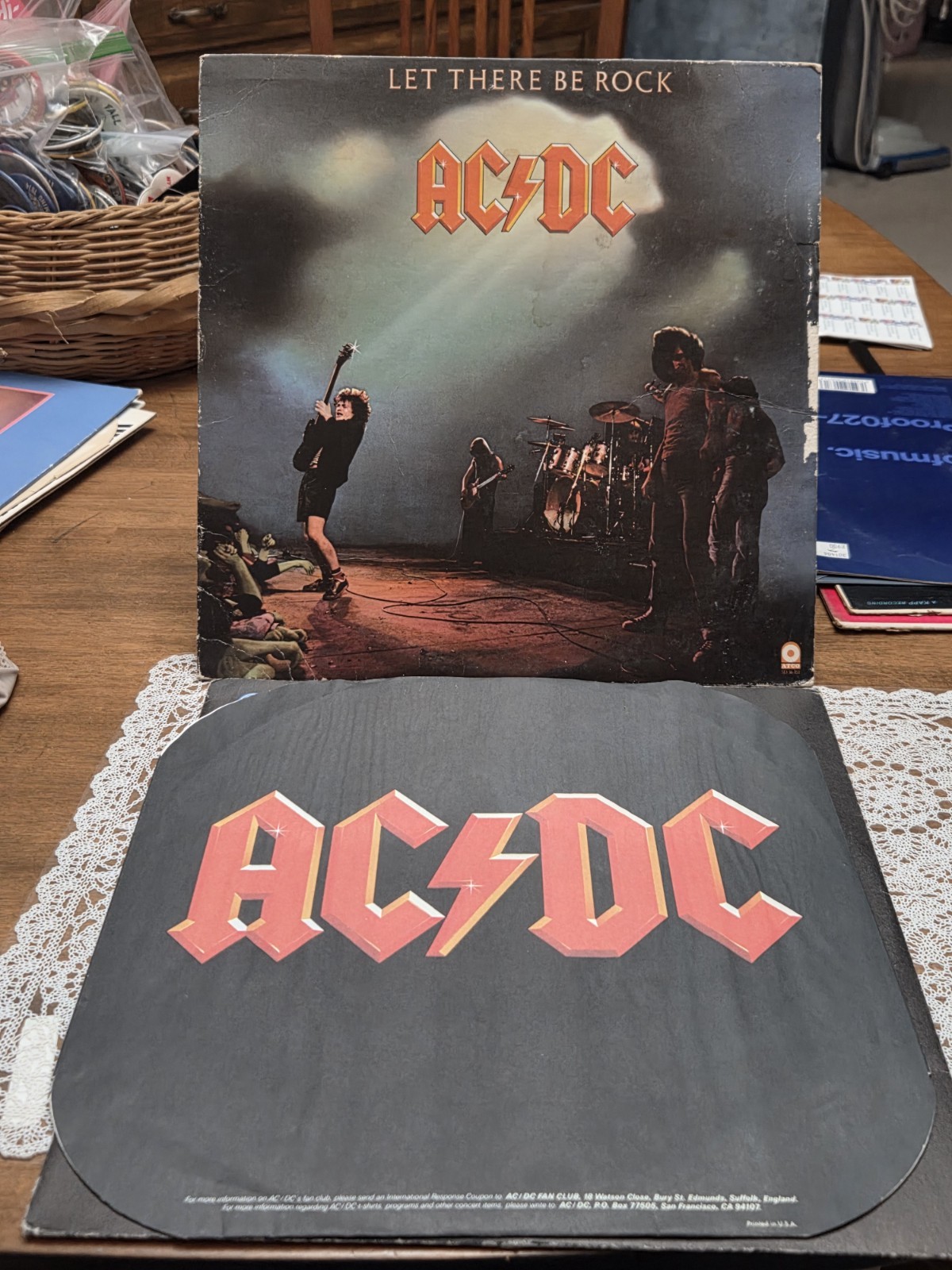 AC/DC Lp Let There Be Rock 1977  Original Vinyl SD-36-151
