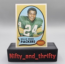1970 Topps #261 Willie Wood (Hall of Fame) Green Bay Packers Football Card
