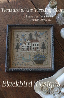 Pleasure of the Fleeting Year by Blackbird cross stitch pattern