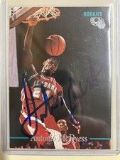 Alabama Basketball Antonio McDyess Signed card 