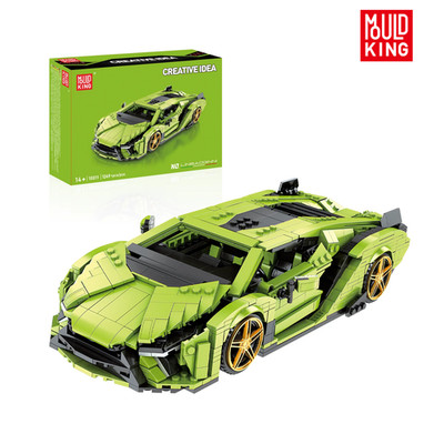 Mould King 10011S   Italian Bull Sportwagen | Klemmbaustein-Modell | 1.249 Teil