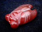 Old Nephrite Jade Stone Carved HongShan Culture Ancient Bug Cicada #11202509 — photo 3