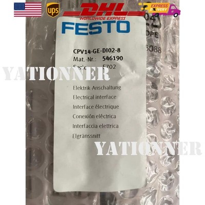New CPV14-GE-DI02-8 Festo 546190 Fast Shipping Electrical Interface