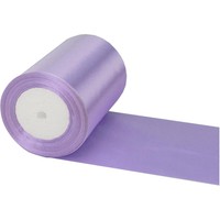 Geschenkband Satinband 10Cm Breit, 23M Lila, Geschenkverpackung, Dekoration, ...