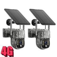 Telecamera 4G Wildlife Trail 2.5K batteria solare wireless vista 360° movimento attivato