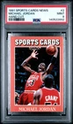 140522892 Michael Jordan 1991 Sports Cards News #2 PSA 9