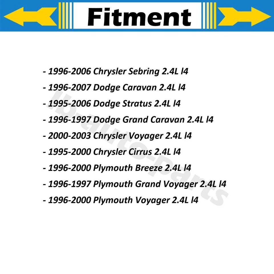 Conjunto de mangueira aquecedor HVAC para Dodge Caravan 1996 1997 1998 1999 2000 2001 2002 - Imagem 2 de 4