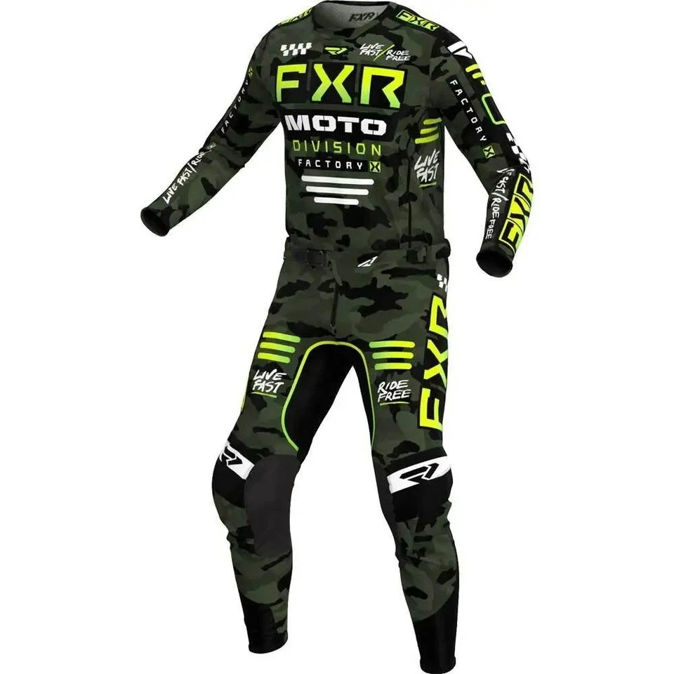 Conjunto de equipo - Ropa de moto todo terreno moto jersey conjunto ropa de moto transpirable Foto 4 de 4