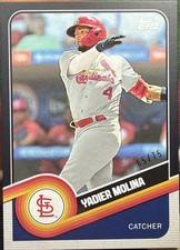 2020 Topps Brooklyn Collection Black /75 YADIER MOLINA   #34