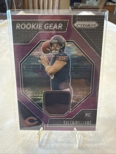 2024 Panini Prizm Rookie Gear Caleb Williams Purple #RG-CWS (MEM, RC)