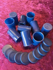 20 Filmdosen, kobaltblau, NEU,Basteln Geocaching, Sch&uuml;tteldose, wasserdicht