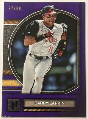 2025 Topps Museum Collection - Barry Larkin #48 Amethyst /99