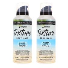 Sexy Hair Texture Sexy Hair Foam Party 5.1 oz 2 Pack