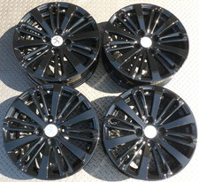 4x GENUINE PEUGEOT 208 ALLOY WHEELS 16" 4x108 9808137577 CITROEN C3 C4 DS3 DS4