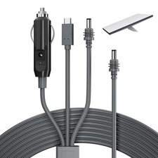 Starlink Mini 3 in 1 DC Power Cable 10FT, 100W USB C 12-24V 3M, 10FT/3M
