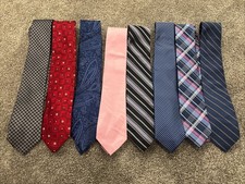Lot of 8 MICHAEL KORS Men's Silk Ties