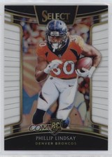 2018 Panini Select Concourse White Prizm /75 Phillip Lindsay #79 0w4w