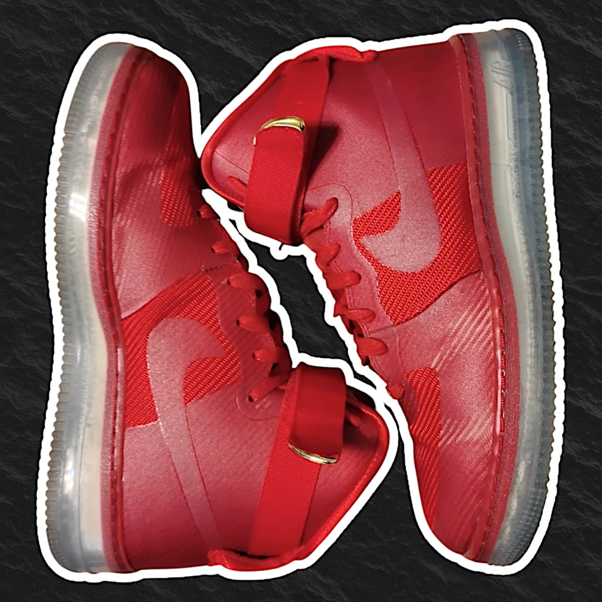 Nike Air Force 1 CMFT Lux High Red for Sale | Authenticity