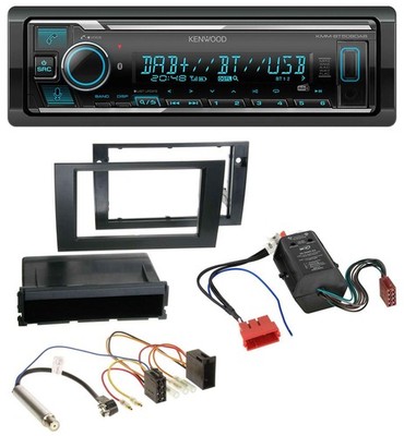 Kenwood Bluetooth MP3 DAB USB Autoradio für Audi A4 B6 B7 00-08 Symphony Bose Ak