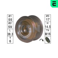 ERA Generatorfreilauf ZN5593 FüR ELH DMA CM EL DM Hyundai KIA Santa LM FÉ Ix35 3