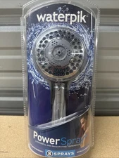 Waterpik 8-Mode Powerspray+ Hand Held Shower Head, Chrome, NSP-853E