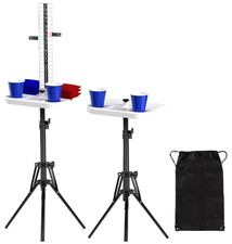 Cornhole Scoreboard 2 Sets with Drink Holder, Outdoor Yard Game Accessories Set