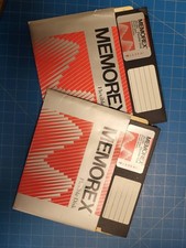 Vintage Memorex 5.25 Floppy Disk 2S/2D Double Sided Double Density Blank Media 2