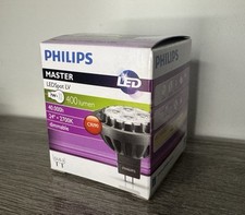 10pack Philips MASTER LEDspot LV 400 Lumen 2700k 7-35W Dimmable  Spotlight GU5.3