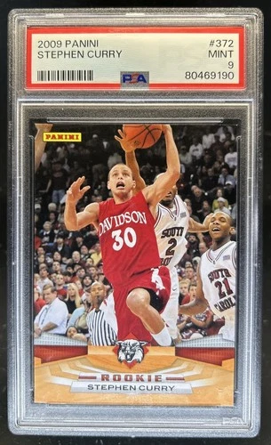 2009-10 Panini Stephen Curry Rookie RC #372 PSA 9
