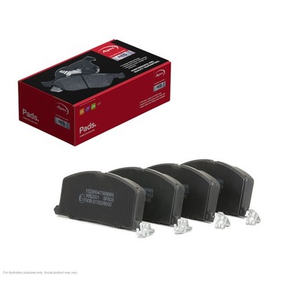 APEC Front Brake Pads for TOYOTA COROLLA LEVIN Coupe (_E10_) 1.5 (AE100) 1991-95
