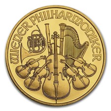 Austrian Philharmonic 1 oz Gold Coin (Random Year)