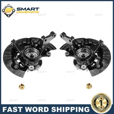 2X FOR TOYOTA CAMRY 12 13-17 FRONT STEERING KNUCKLE & WHEEL HUB BEARING ASSEMBLY