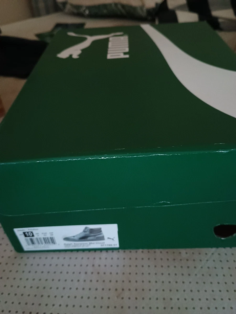 Puma Ralph Sampson Mid Cloud Size 10 Puma Ralph Sampson Mid Sneakers - Silver | Editorialist main image 3