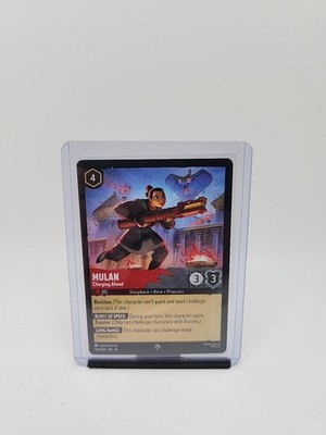 Disney Lorcana Reign of Jafar - Mulan Charging Ahead 141/204