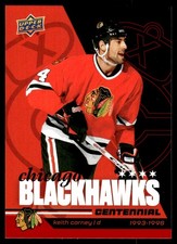 2025-26 UPPER DECK CENTENNIAL KEITH CARNEY CHICAGO BLACKHAWKS #34
