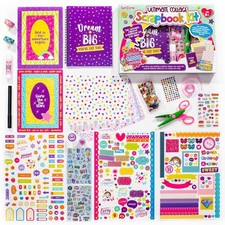 Ultimate Collage Scrapbook Kit, Make a 40-Page Photo Album Scrapbook