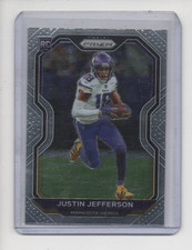 Justin Jefferson 2020 Panini Prizm RC #398 Rookie Card Minnesota Vikings. rookie card picture