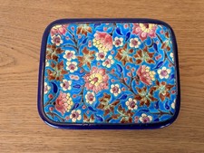 Longwy , Plateau à lettres en faïence , Emaux de Longwy , Début XX°.