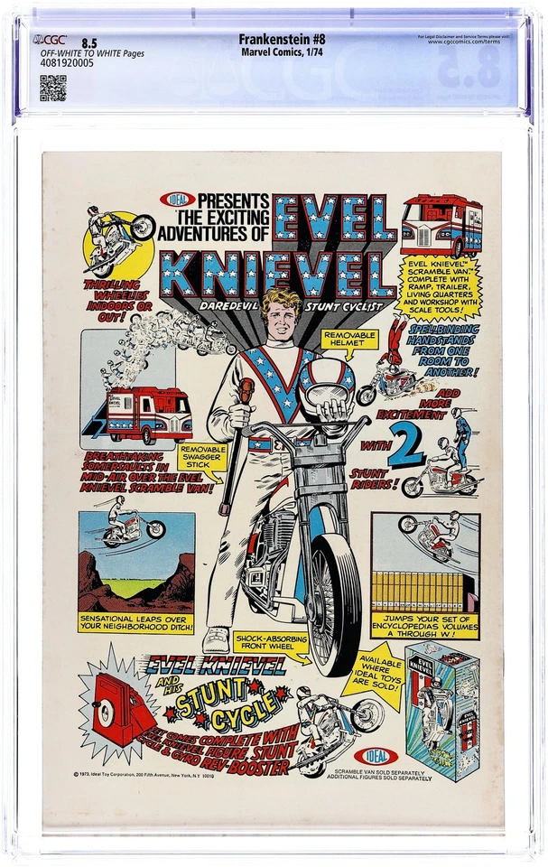 Frankenstein #8 CGC 8.5 1974 4081920005 - Image 2 of 2