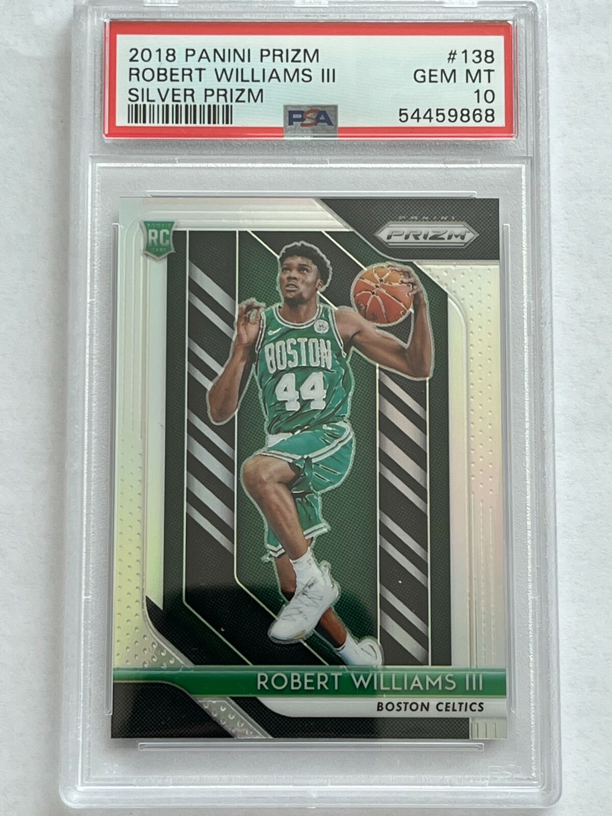2018-19 Panini Prizm Silver #138 Robert Williams III RC PSA 10 GEM MINT