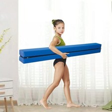 Image of 7FT Gymnastics Folding Balance Beam 2.1M Non Slip Kids Adult Home Gym Training