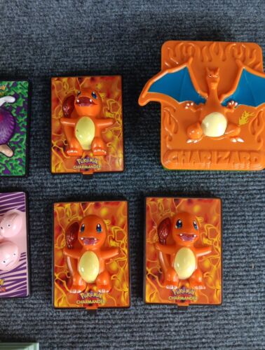 Pokemon 3D Power Action Cards 2000 Film BK Meal Toys lotto di 11 e porta carte - Foto 4 di 15