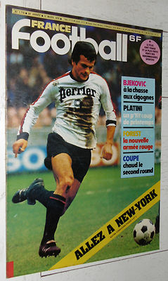 FRANCE FOOTBALL N°1.718 (13 mars 1979) Bjekovic - Platini - Forest - Coupe EUR 5,00 - FR